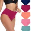 Culottes Femmes en Coton Haut Élastique - Lot de 5 | Comfort et Style pour Femmes