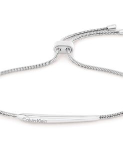 Titre SEO optimisé : Calvin Klein BRACELET en CHAÎNE Feminine COLLECTION ELONGATED DROPS Acier Inoxydable 18CM Épaisseur