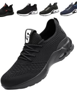 Fadezar Chaussures de Sécurité Homme Femme Légères Chaussures de Travail en Acier avec Embout de Protection