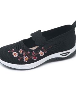 Chaussures Pieds Sensibles Femmes Outdoor Légères Orthopediques Confortables Basket Sans Lacet Chic Ete Running Marche