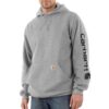 Carhartt T-shirt à manches longues Signature Sleeve Logo Homme Olivine Heather XL