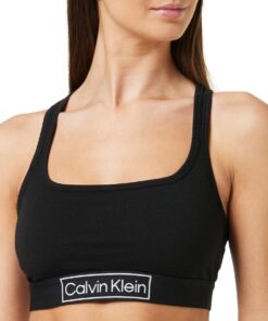 Calvin Klein Bralette sans doublure Femme – Confortable et élégante 1 pièce (Modèle 000qf6768e) – Vente en ligne France