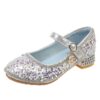 Filles Chaussures à Talon Haut Princesse Cendrillon Antidérapant Mariage Soirée Cocktail Cosplay
