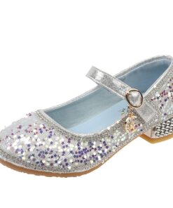 Filles Chaussures à Talon Haut Princesse Cendrillon Antidérapant Mariage Soirée Cocktail Cosplay