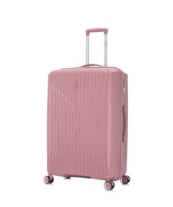 CELIMS Valise Grande TSA Serrure | 8 Roulettes 360 | Réserve de 23kg Polypropylène | 75cm Rouge
