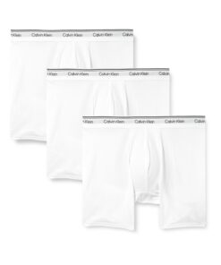 Calvin Klein Maillot de Bain Unisexe (3 Pièces) Homme - Élégant, Confortable et Étanche pour Plage et Piscine