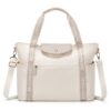 Sac Missnine Cabas Femme 15,6 Pouces Grande Capacité Fermeture ÉClair Poches École Travail Shopping