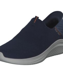 Skechers Homme Ultra Flex |0 Smooth Step Sneakers - Basses de sport navy - Taille 45 EU