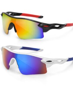 Hifot Lunettes de Soleil Enfant Protection UV400 Cyclisme Sport 6-14 ans Garçons Filles