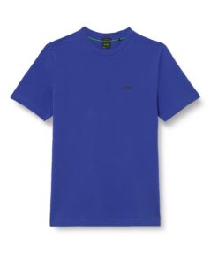 BOSS Hommes T-shirt Coton Stretch Détail Logoté pour Occasions Formelles et Relaxed