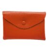 Charmoni - Portefeuille Femme en Cuir Grande Multi Poches - à la Mode pour Femmes - en Camel (Multi Poches, Grande Taill