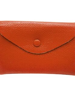 Charmoni - Portefeuille Femme en Cuir Grande Multi Poches - à la Mode pour Femmes - en Camel (Multi Poches, Grande Taill