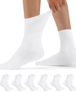 YouShow 6 paires chaussettes diabétiques homme femme sans élastique noncompressantes coton chaussures OEKO-TEX STANDARD