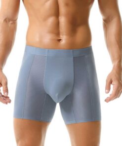 Boxer en coton respirant pour homme - Long - Séchage rapide