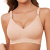 Soutiens-gorge TomEEK Femmes Sans Armature Push Up Invisible Confort Anti-Affaissement Coussinets