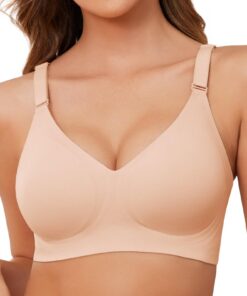 Soutiens-gorge TomEEK Femmes Sans Armature Push Up Invisible Confort Anti-Affaissement Coussinets