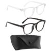 Lunettes Anti Lumière Bleue Hugfads - Protection des Yeux, Confort Visuel - Pour Homme et Femme