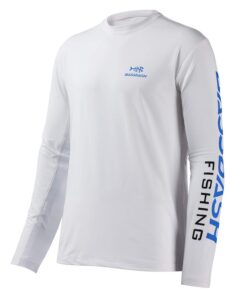 T-shirts de pêche Bassdash Hommes Protection Solaire UV UPF 50+ Manches Longues Global Recycled Standard OEKO-TEX STANDA