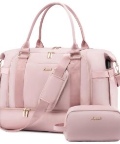 Sac de Voyage LoveVOOK pour Femme 37L Imperméable Week-end Hôpital