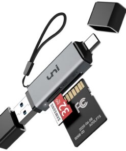 Lecteur Carte SD USB C Prend en Charge SD/Micro SD/SDHC/SDXC/MMC, pour iPhone série 15, MacBook Pro Air, iPad Pro Air, G