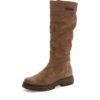 Tamaris Femme Long Boot Flat 1-25606-45 Botte Haute Jusqu'au Genou pour Femmes Mode Élégante Taille Multiple
