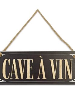 Plaque Deco Maison STC Cave a Vin pour Amateurs de Vin et Réceptions