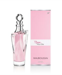 Mauboussin Rose Pour Elle 100ml Eau de Parfum - Parfum Floral, Fruité et Fraîche pour Femme - Best Seller