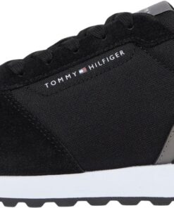 Tommy Hilfiger Baskets de Running pour Homme New Eva Mix Noir (Black) Ergonomiques et P/photosuales, Taille 40