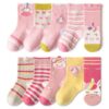 FedMois 10 Paires Chaussettes chaudes en coton pour enfants à l'occasion de l'hiver - Idéal pour les garçons et les fill