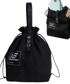 Sac à Déjeuner Isotherme pour Adults et Enfants - Noir | Sac Isotherme Portable École Bureau Pique-Nique