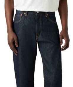 Levi's 555 Relaxed Straight Jeans pour Homme - Durable et Comfortable en Hemp denim - Pantacourt - 32x32