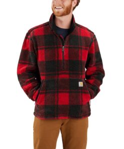 Carhartt Loose Fit Fleece Pullover Jacket pour Hommes - Chauffe et Confortables - Occasions Décontractées - Tailles Disp