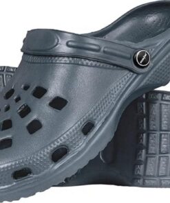 REIS Sabots Homme Gris Élégants pour Marche Daily Confort Rembourré Taille US 8