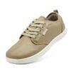 MaxVinci Large Pieds Nus Chaussures pour Tous les Sexes Adultes PU Cuir Fashion Trainers Fitness Chaussures Légères mini