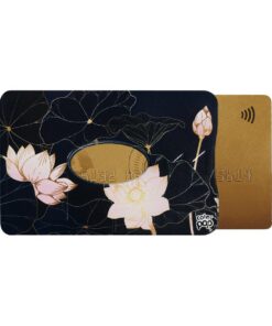 Porte-Carte Color Pop Rigide Anti-RFID Français PVC Lianou 6x9,1cm