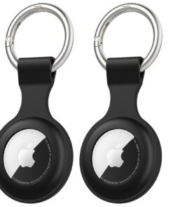 Étui imperméable pour AirTag et porte-clés 2 pièces, protection pour clés & bagages, sac Airtag Apple Cover