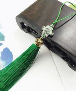 WANM Casquettes Métal Gland Pendentif Artisanat Accessoires Soie Garniture