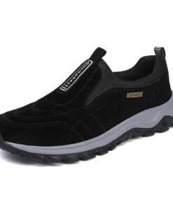 Chaussures de marche Sudychen Homme sans lacets Baskets de randonnée en plein air Orthopédiques Légères Travail