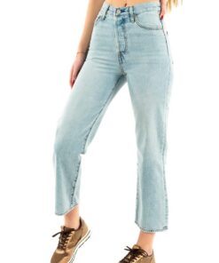 Levi's Ribcage Straight Ankle Jeans Femme Élégants et confortables Pantalons taille haute Femmes Modèle 27x34cm Top Vent