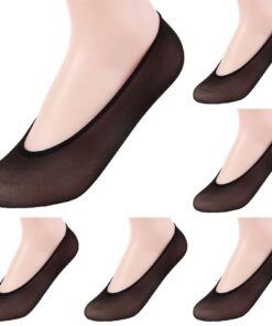 Générique Pairs Silky Anti Slip Chaussettes Basse Femme 35-38 BlancLot Grande Taille Chaussettes Basse Anti Rayures Femm