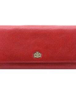 WITTCHEN Portefeuille Rouge Cuir de Grain Arizona 10-1-052-3
