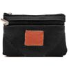 Charmoni Portefeuille Homme Noir - Multi Poches - Fermeture Éclaire - Cuir Vrai - Accessoire Mode Homme