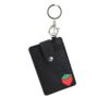 Porte-Carte Femme Mince Imperméable avec 2 Fentes pour Cartes et 1 Fenêtre pour Photos (Noir) Porte-Carte Bancaire Fem