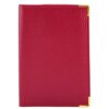 Charmoni - Porte-Papiers de Voiture en Cuir (Fuchsia) - Étui Idéal pour Carte Permis et Carte d'Identité - Assurance Inc