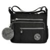 Sac Bandouliere Aucuu pour Femme, Sacs à Main en Nylon Imperméables, Sacs Besace Loisir Multifonctionnels avec Bandouliè