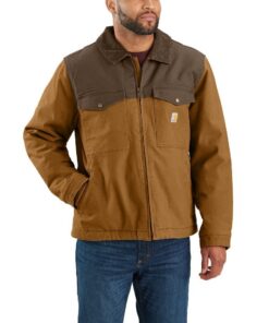 Carhartt Montana Rugged Flex Duck Veste isolante à coupe décontractée pour homme hiver chaud pratique