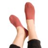 Chaussettes invisibles antidérapantes femmes rangement tiroir 35-38 noires blanches tenues sport été dim soie decontenue