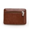 MUZIT Portefeuille Multifonction Homme - Porte-Cartes Pince à Billets pour Homme - Noir
