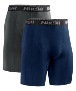 Niksa - Shorts de compression respirants et à séchage rapide pour homme - Sous-vêtement de sport - Couche de base - Coll