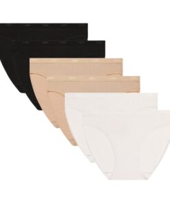 Culottes Femme Les Pockets Ecodim Lot de 6 | Douceur & Confort | Ceinture Invisible Multicolores Style Classique